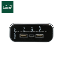 3 Ports Typ-C 2.1A USB-Auto-Ladegerät